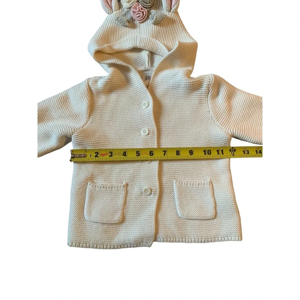 Baby‎ Gap Unicorn Knit Cardigan Sweater Ivory Frost 18-24 Months Girls
